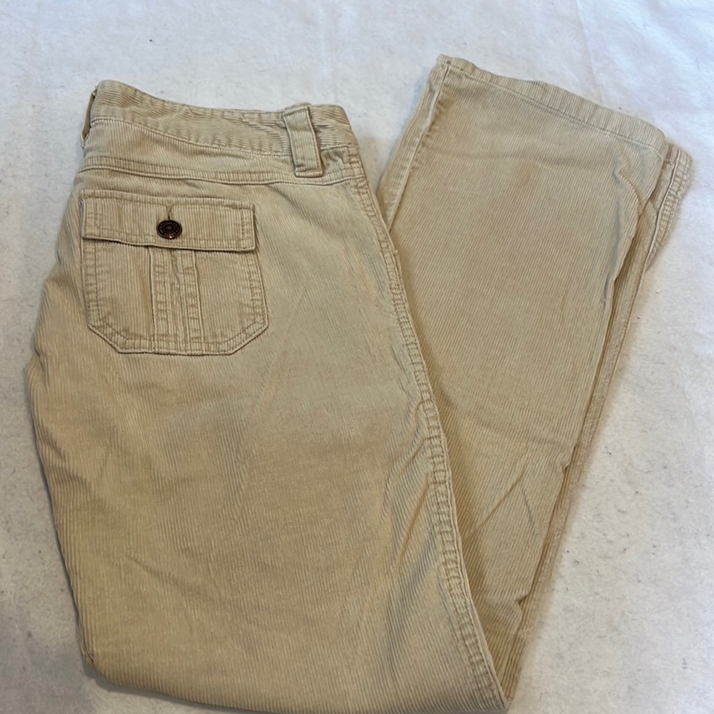 Courderoy Cream color jeans size 2
